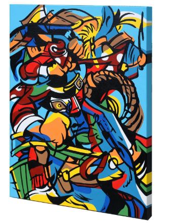 Chaos Del Vaquero - Phoebe "FEEBEE" Joynt - 18x24"