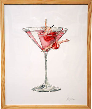 Cherry Martini - Jennifer Pate - 17x21"