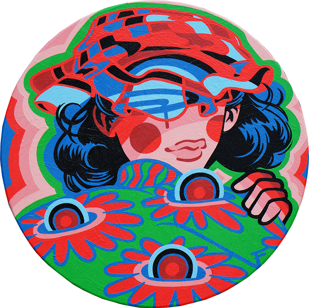 Coming Out Of Her Shell - Phoebe "FEEBEE" Joynt - 20x20"