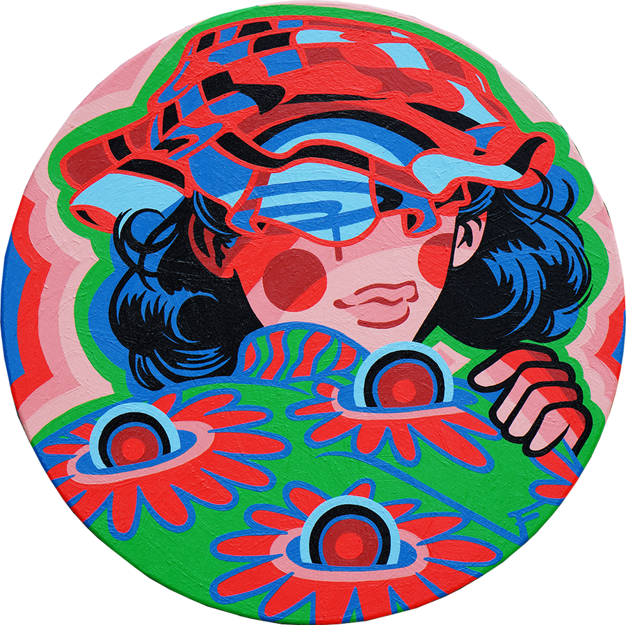 Coming Out Of Her Shell - Phoebe "FEEBEE" Joynt - 20x20"