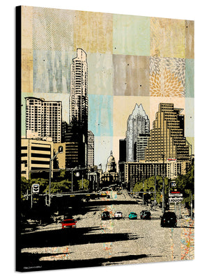 Congress Avenue 2 (Vertical Crop) - PRINT - Joel Ganucheau