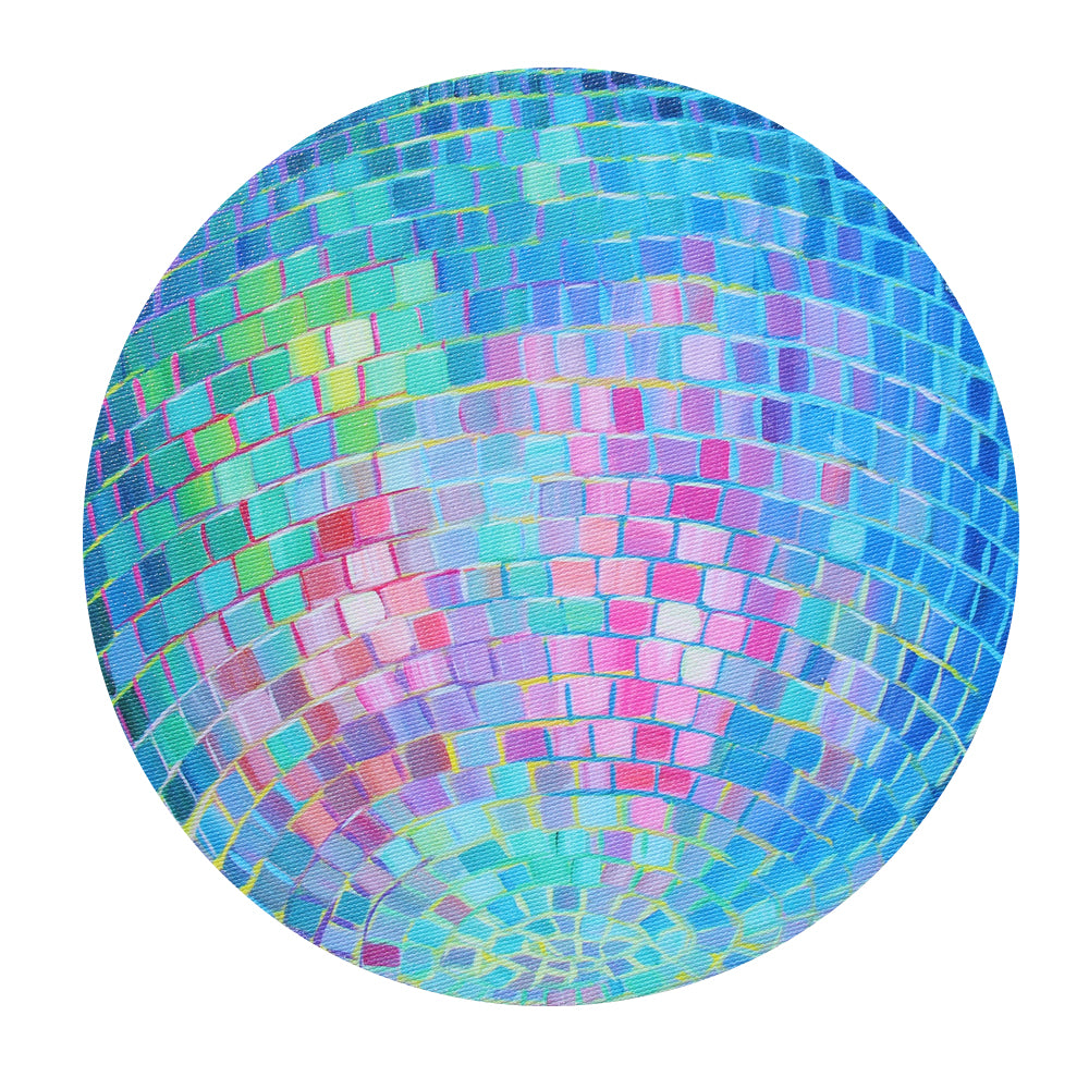 Blue Green Orange Dream Disco Ball 20 — Not Sorry Art