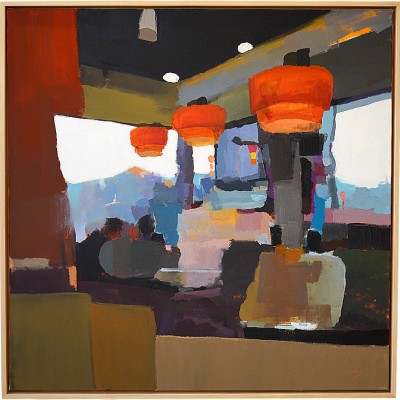 Counter Glow - Randall "Kirby" Cogburn - 41x41"