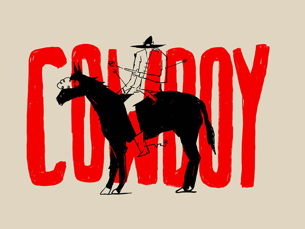 Cowboy - Gerardo Rodriguez - Print