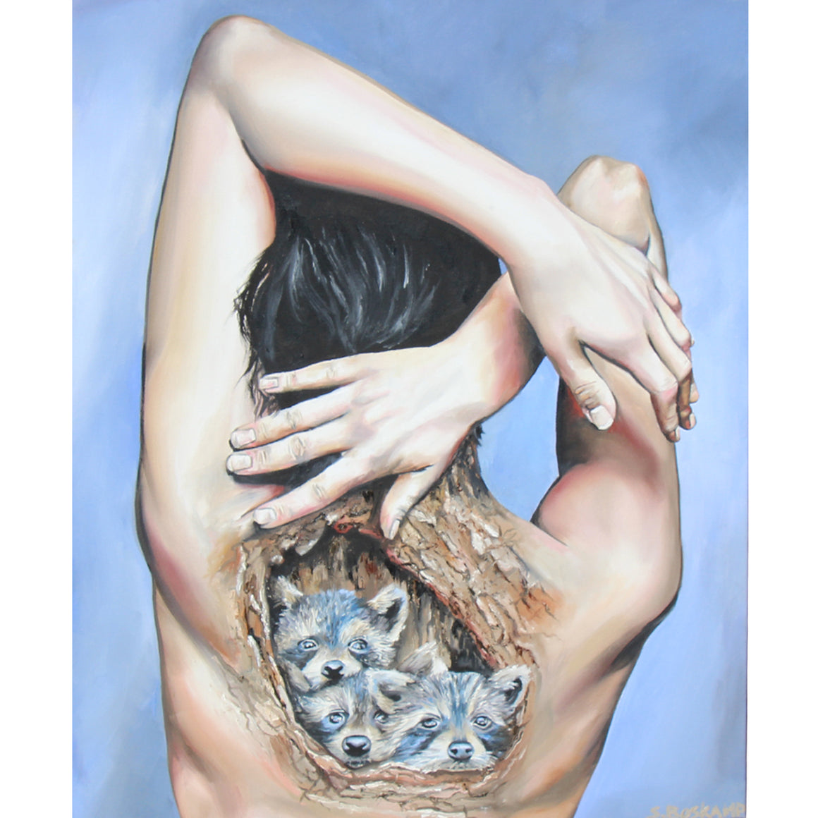 Cradled - Sandra Boskamp -20 x 24"
