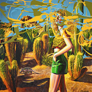 Desert Stroll - Sandra Boskamp - 30 x 30"