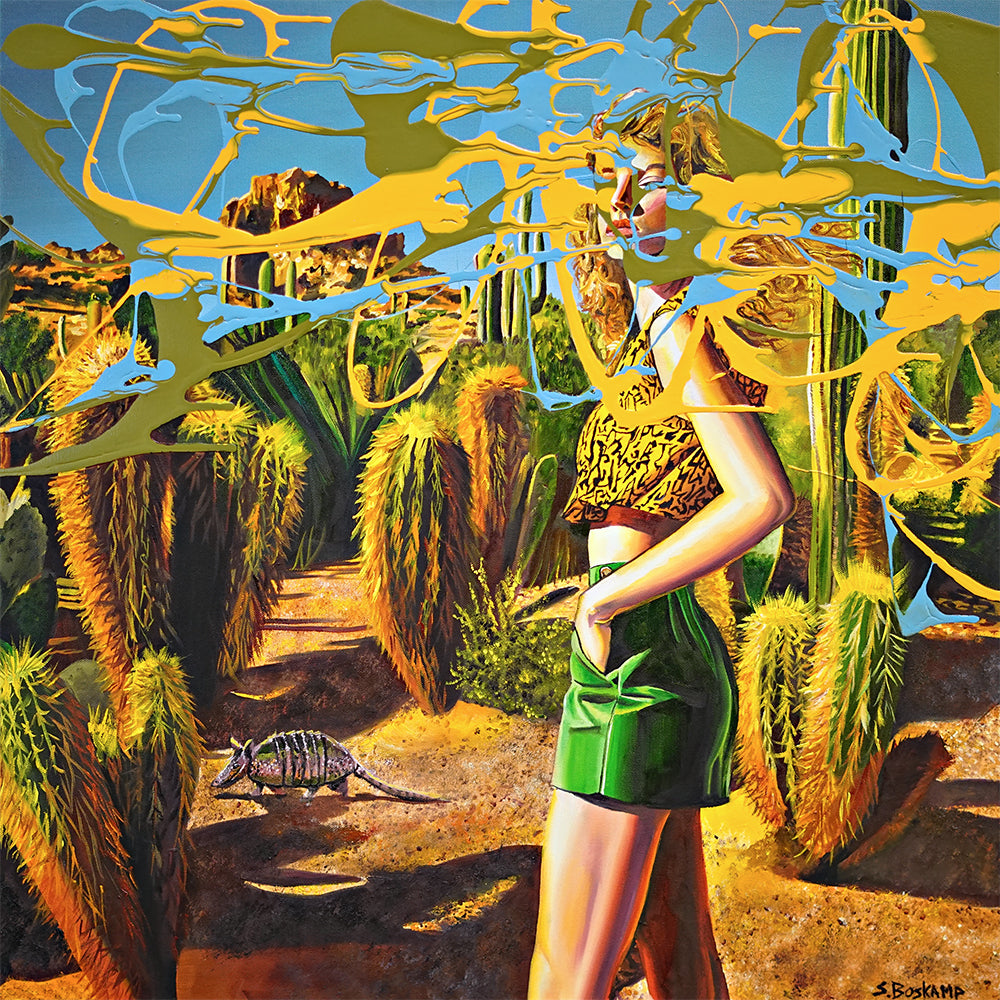 Desert Stroll - Sandra Boskamp - 30 x 30"