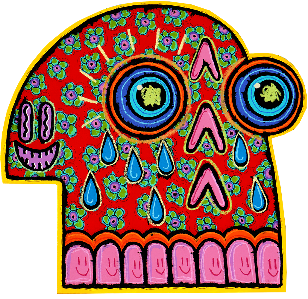 Headstone - Jeff Skele - 42x45"