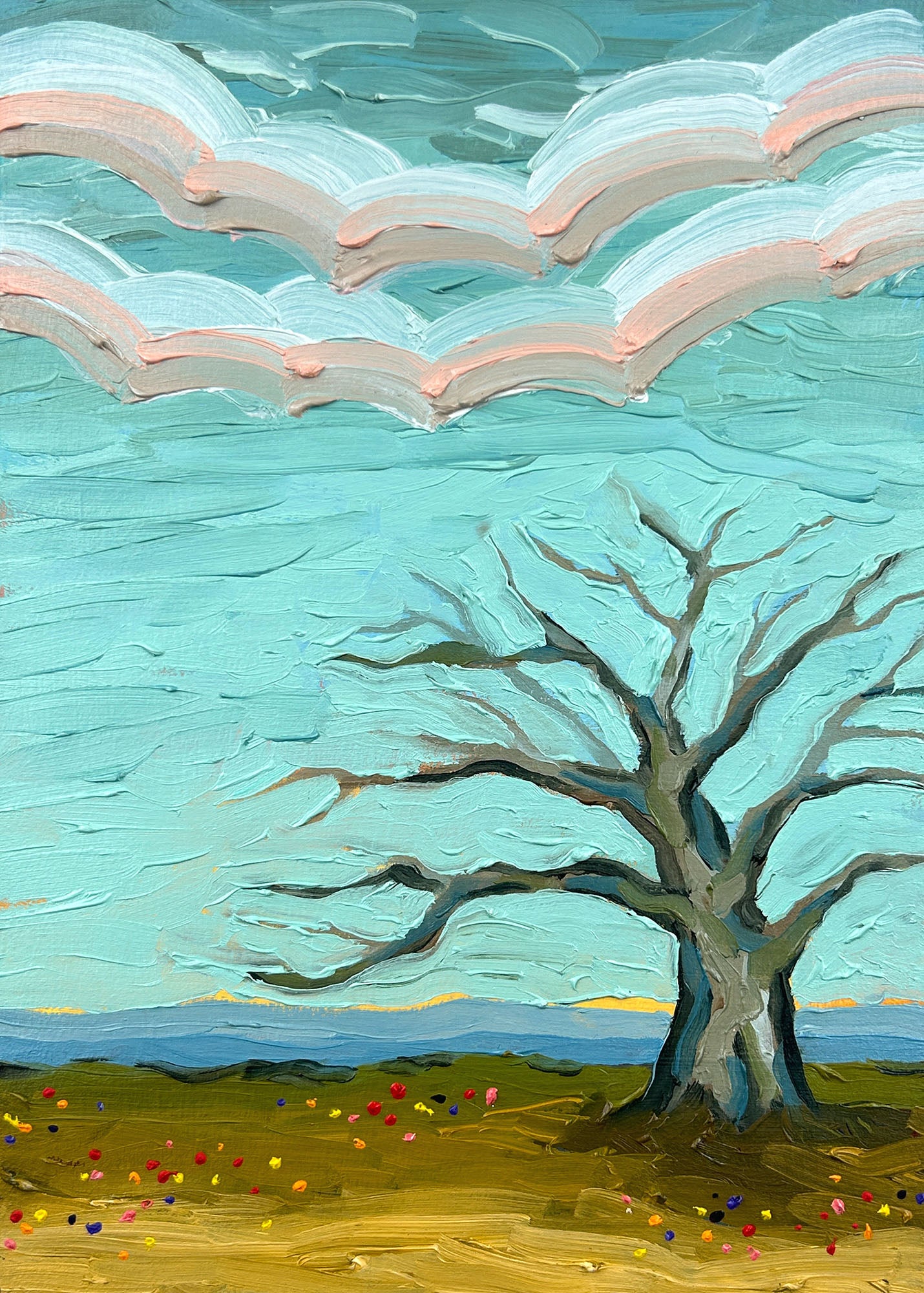 Dead Oak - ORIGINAL - Joel Ganucheau - 5x7"