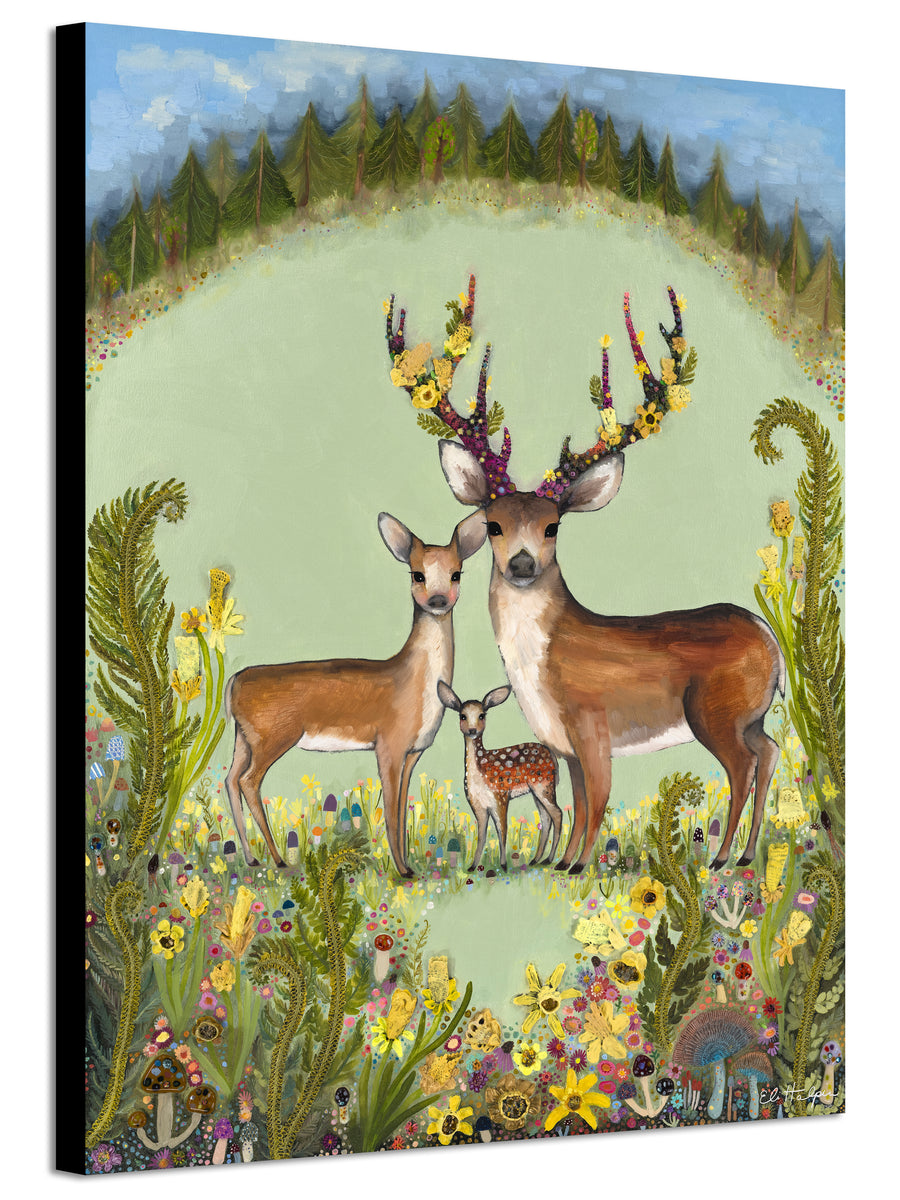 Deer Family - PRINT - Eli Halpin