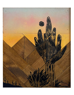 Desert Saguaro #2 - Raymond Allen - 6 x 24"