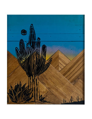 Desert Saguaro #3 - Raymond Allen - 6 x 24"