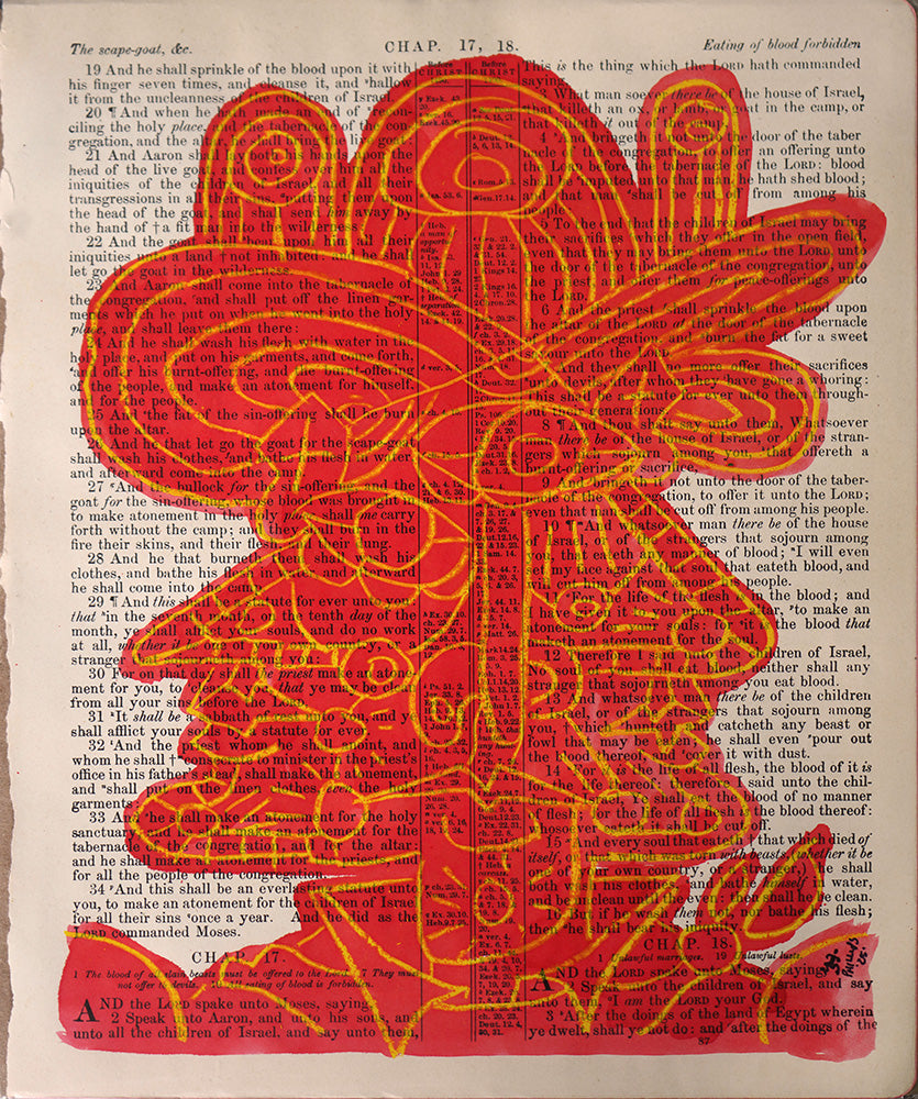 Eating of Blood Forbidden - Brian Phillips - 9x11.5"