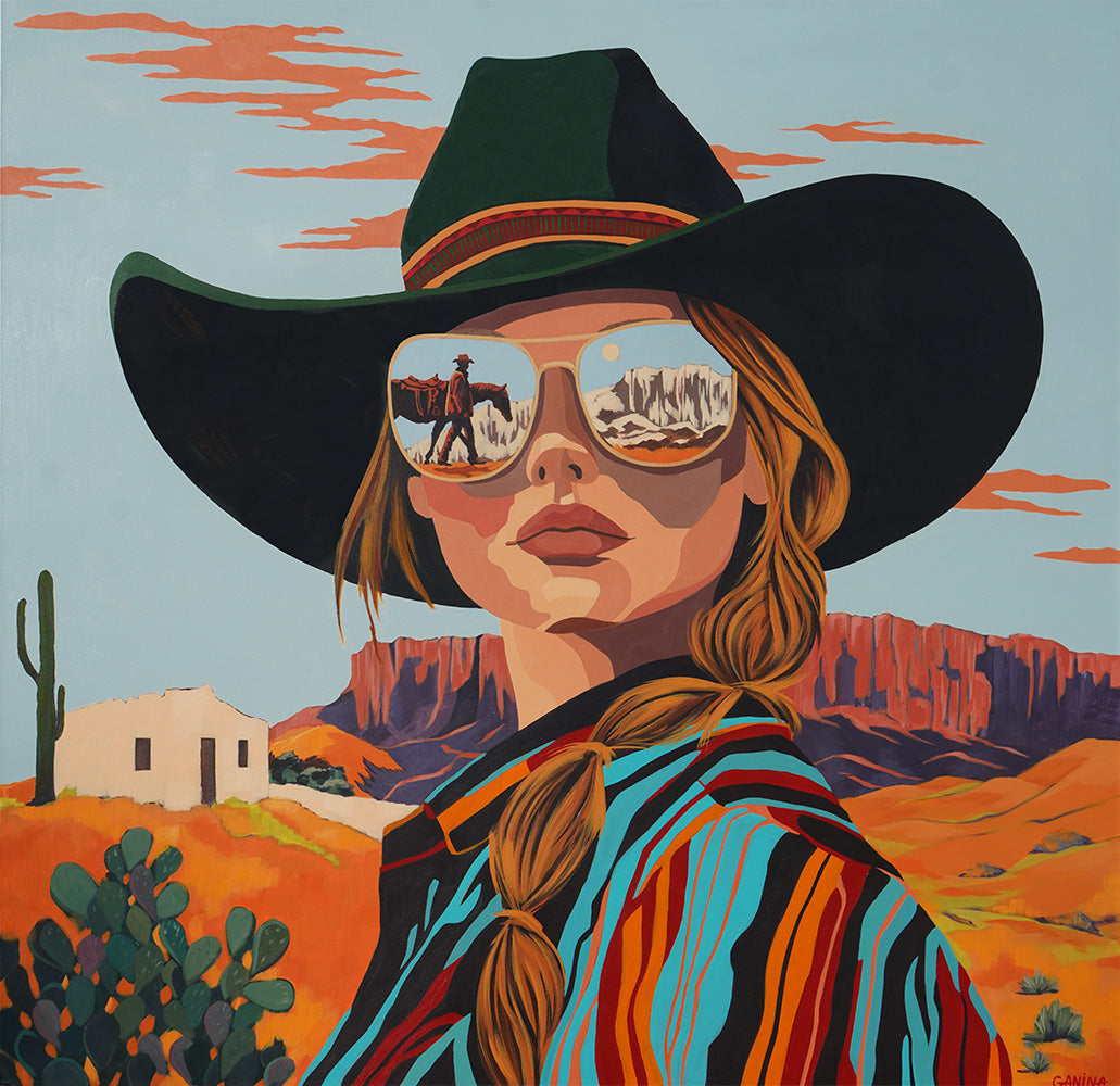 Fade Into You II: Reflection - Anna Ganina - 48x48"