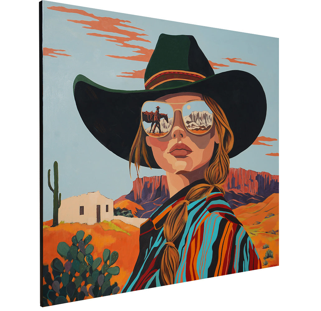 Fade Into You II: Reflection - Anna Ganina - 48x48"