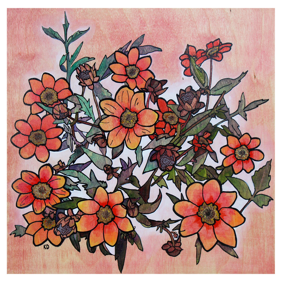Flower Garden of Fort Collins - Katie Chance - 10x10" Print