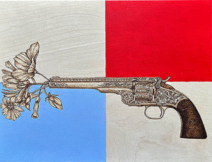 Flower Gun - Ben Stallman - 11 x 14"