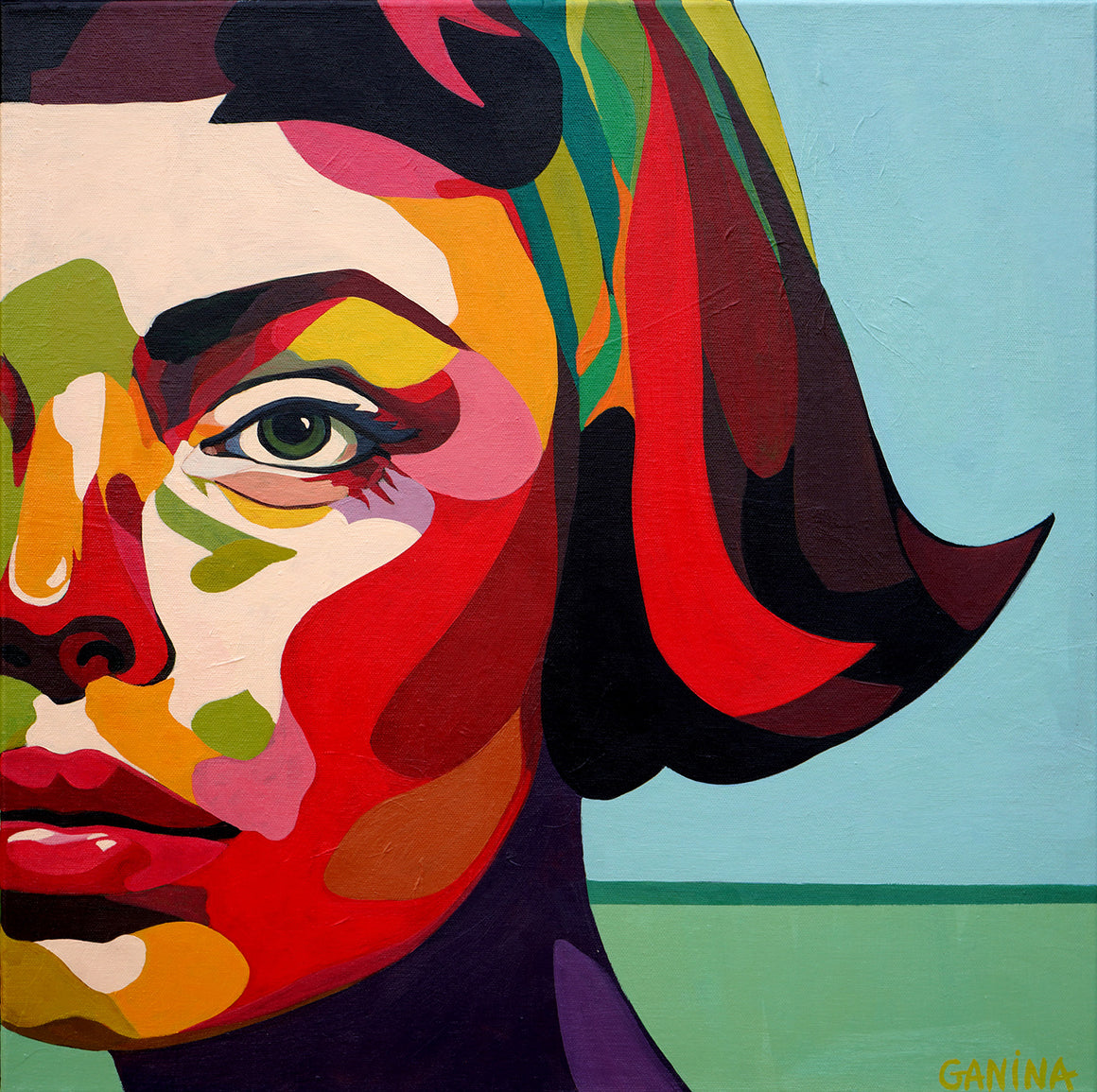 Fragmented - Anna Ganina - 20x20"