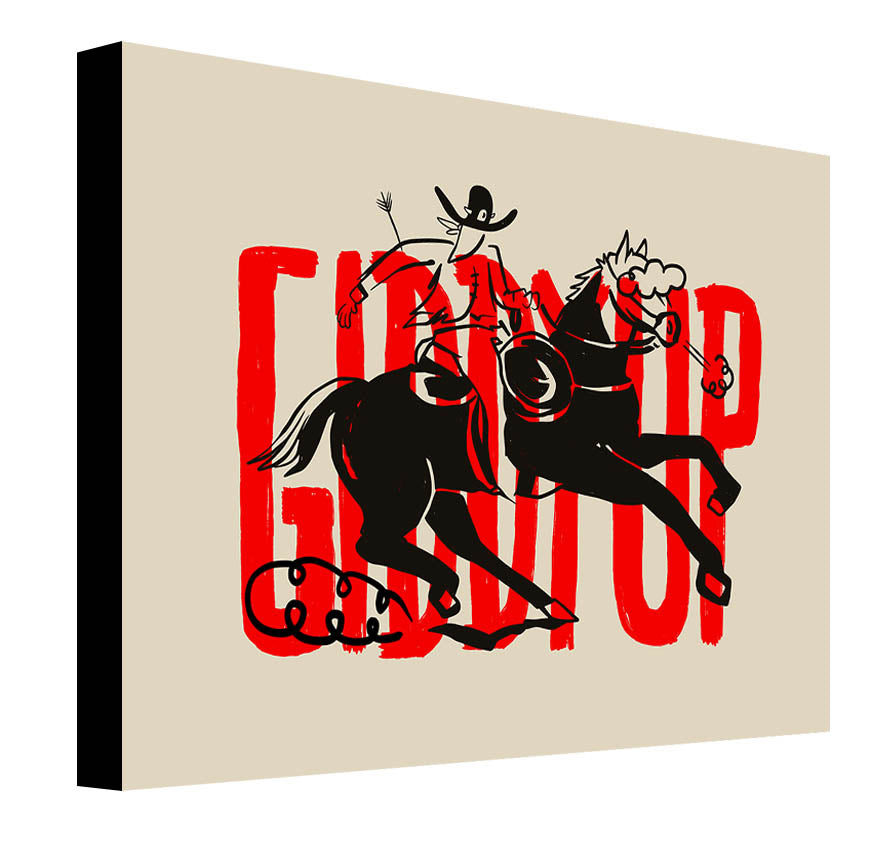 Giddy Up - Gerardo Rodriguez - Print