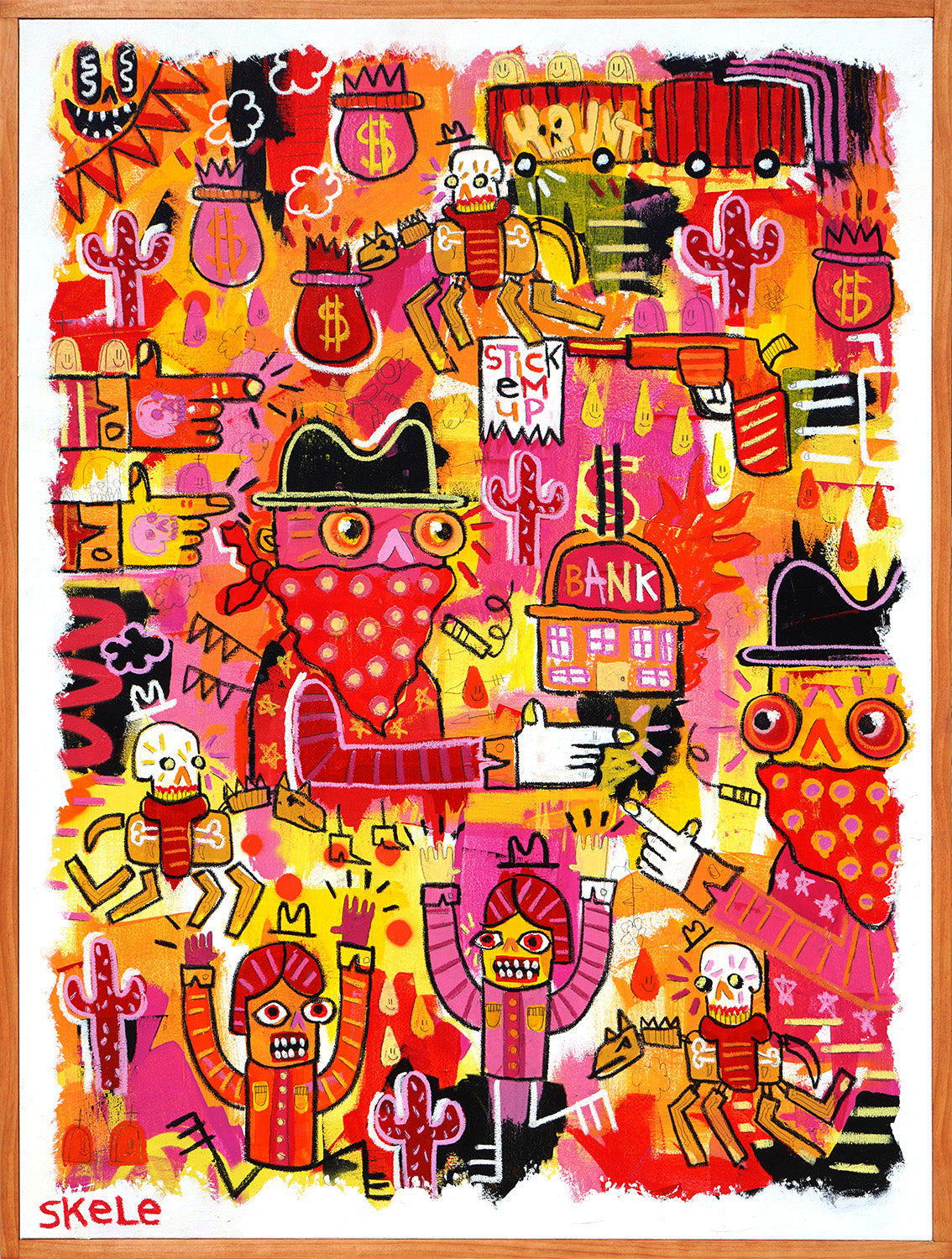 Gimme da Cash - Jeff Skele - 36x48"