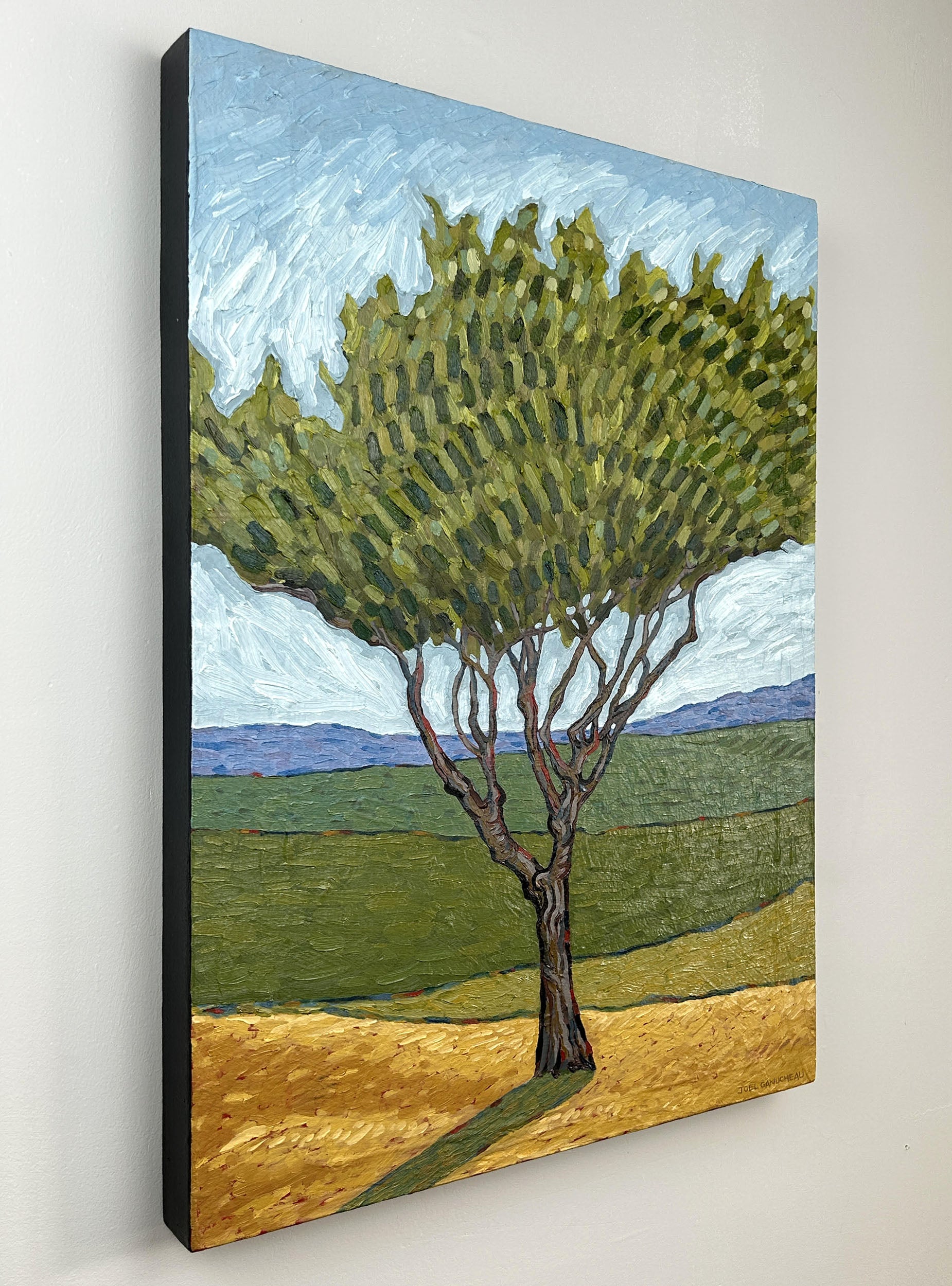 Green Valley Tree - ORIGINAL - Joel Ganucheau - 17x23"