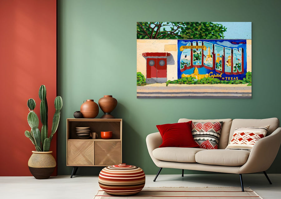 Greetings from Austin - PRINT - Joel Ganucheau