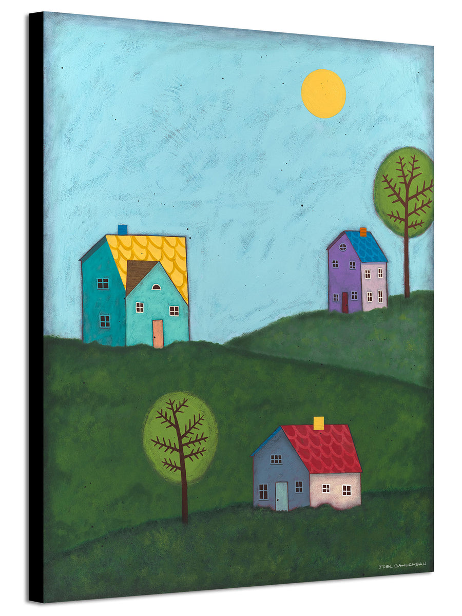 Happy Houses - PRINT - Joel Ganucheau