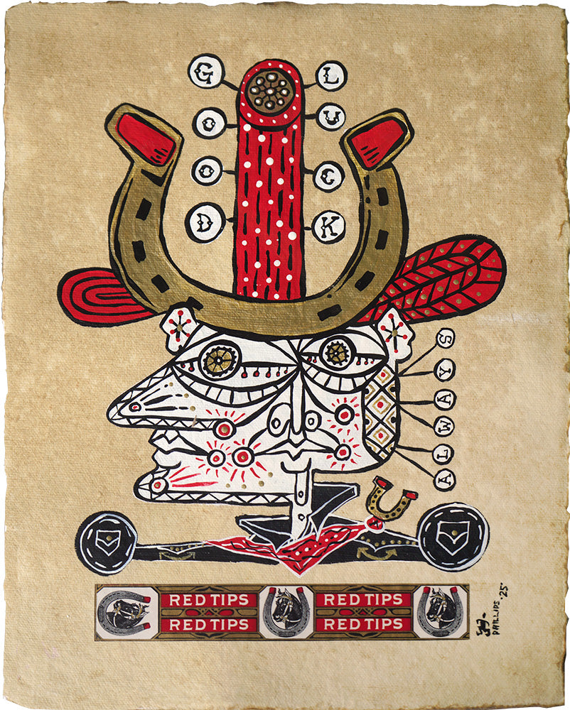 He Always Wore His Lucky Hat - Brian Phillips - 8.5x11"