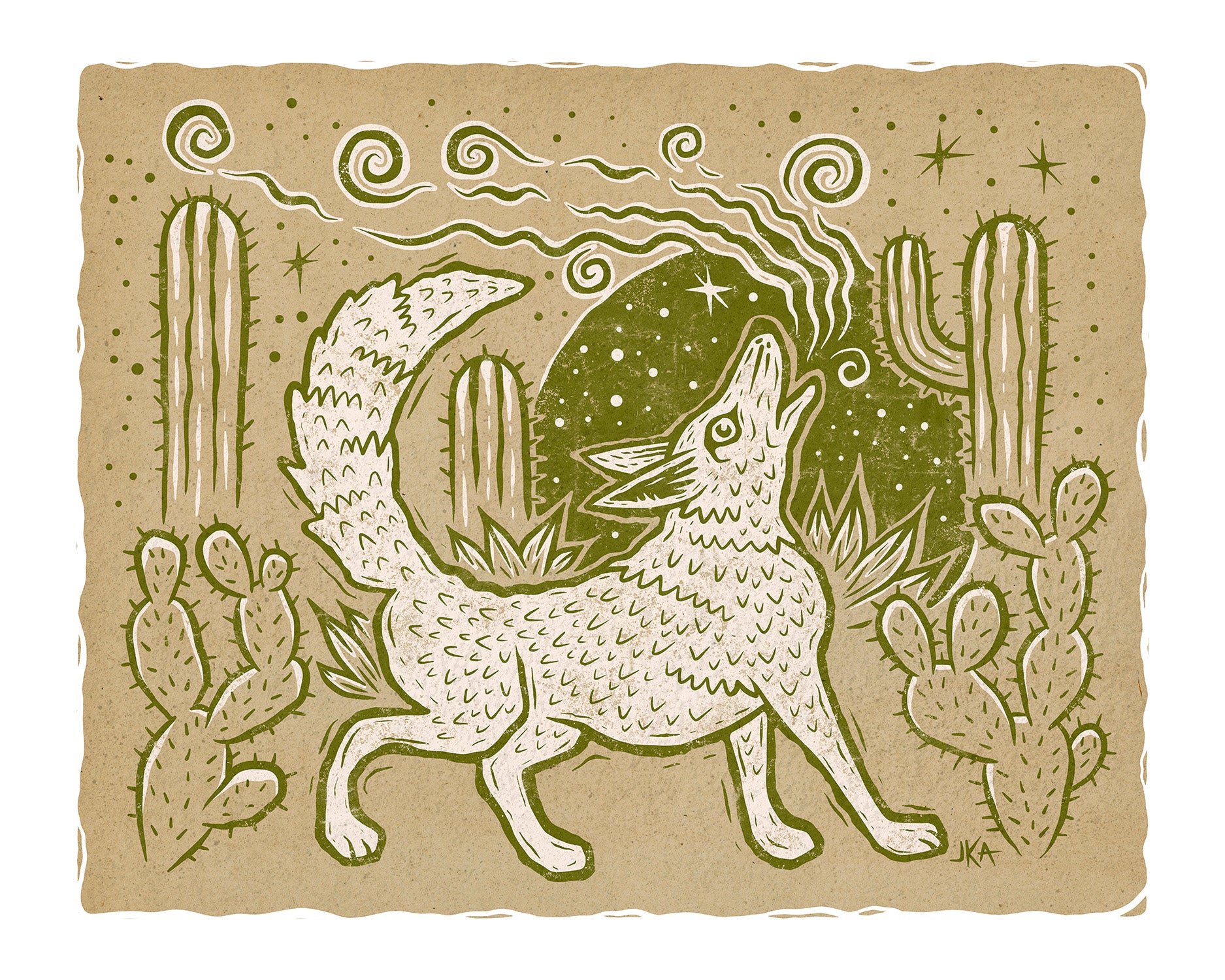 Howl - Jeremy Aubrey - Print
