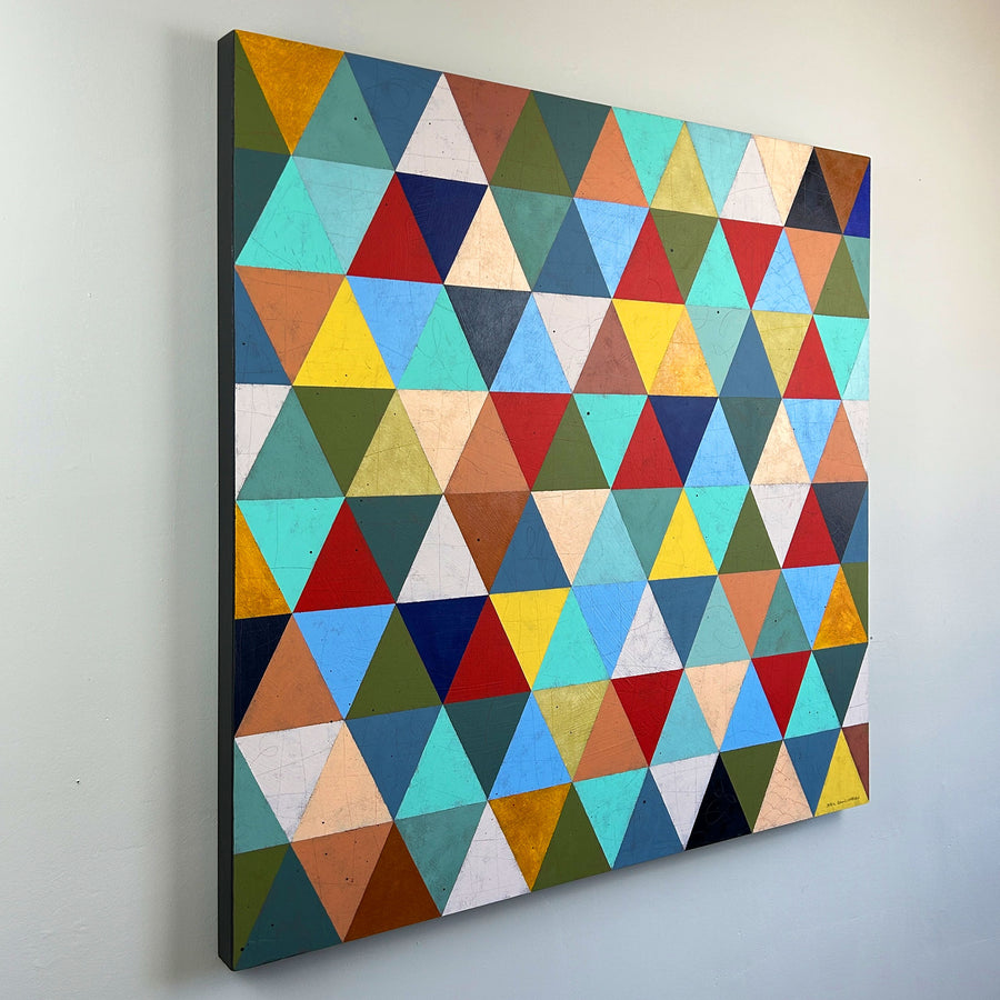 Ice Cream Cones 1 - ORIGINAL - Joel Ganucheau - 35.5x35.5"