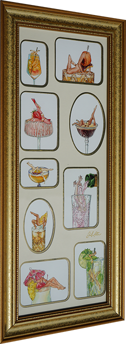 Summer Cocktail Collection - Jennifer Pate - 8x20"