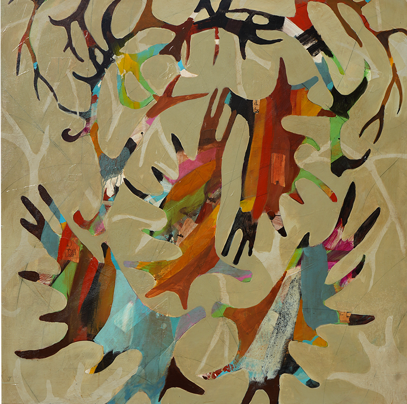 Antlers - Judy Paul - 40x40"