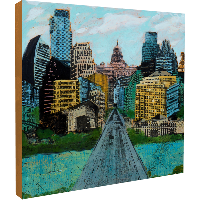 Capitol Flow - Judy Paul - 30x30"