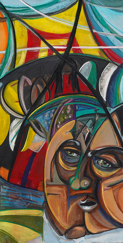 Rain In The City - Jessica Erickson - 24x48"