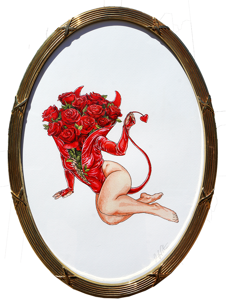 Bouquet of Roses - Jennifer Pate - 14x22"