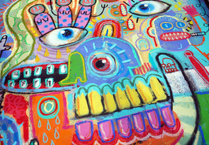 Joggin in my Noggin - Jeff Skele - 48x60"