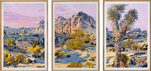 Joshua Tree (Desert Triptych) - Artist's Proof - Landry McMeans - 80 x 37.5"