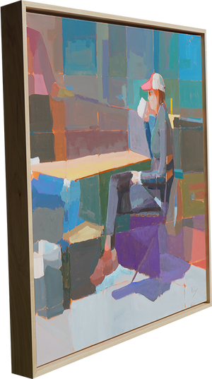 Sipping Coffee - Randall Kirby Cogburn - 31x31"