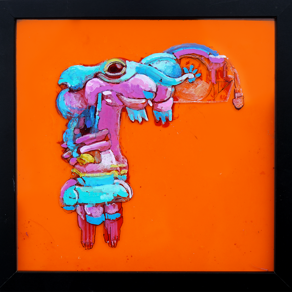 Creatures 3 - Lorelei Linklater - 8x8"