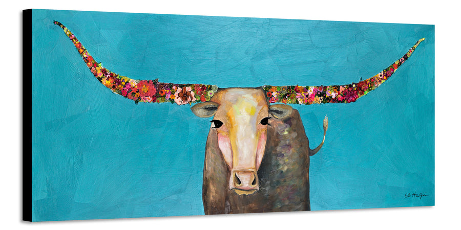 Longhorn Blooming - PRINT - Eli Halpin