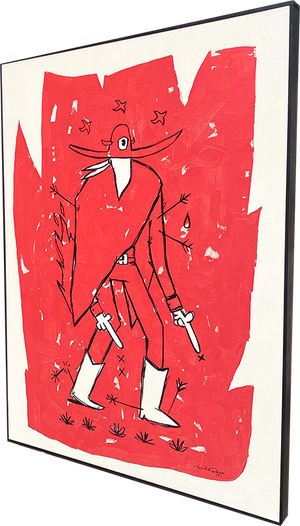 Man on Fire - Gerardo Rodriguez - 30x40"