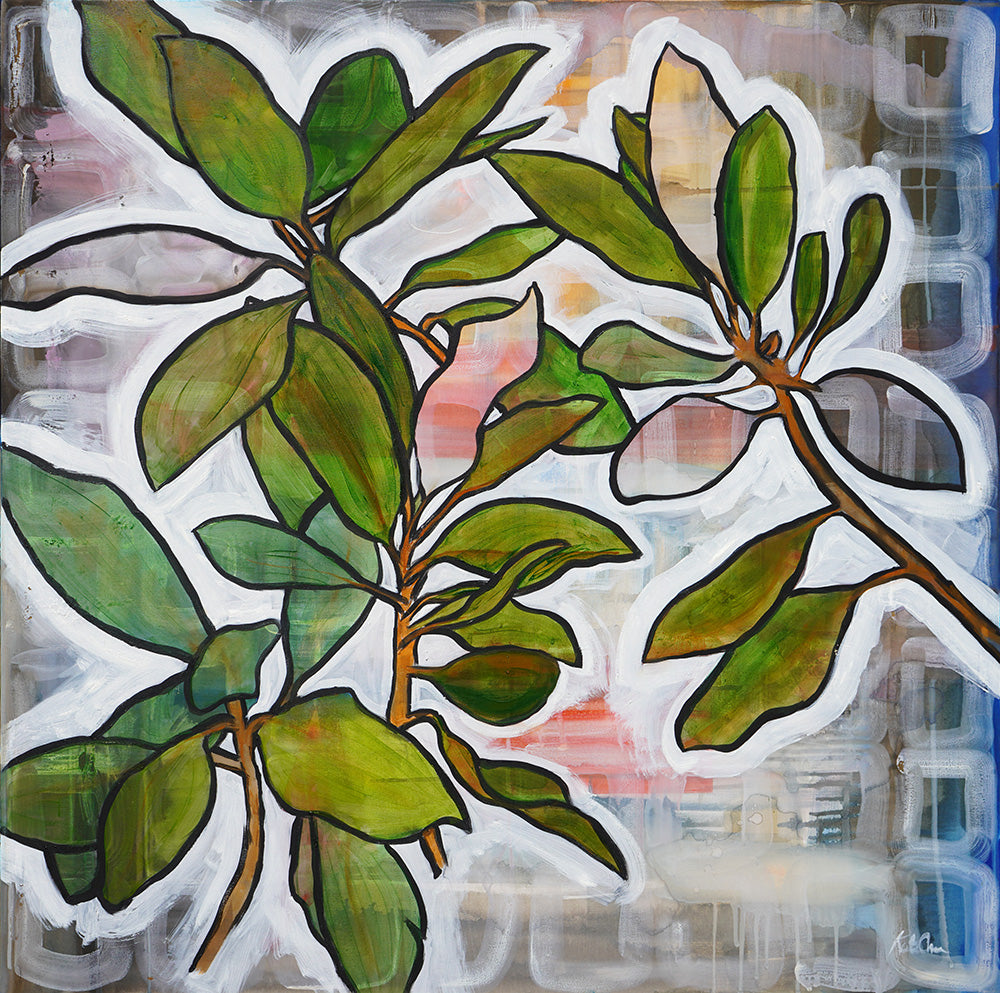 Branches of the Magnolia Tree - Katie Chance - 36x36"