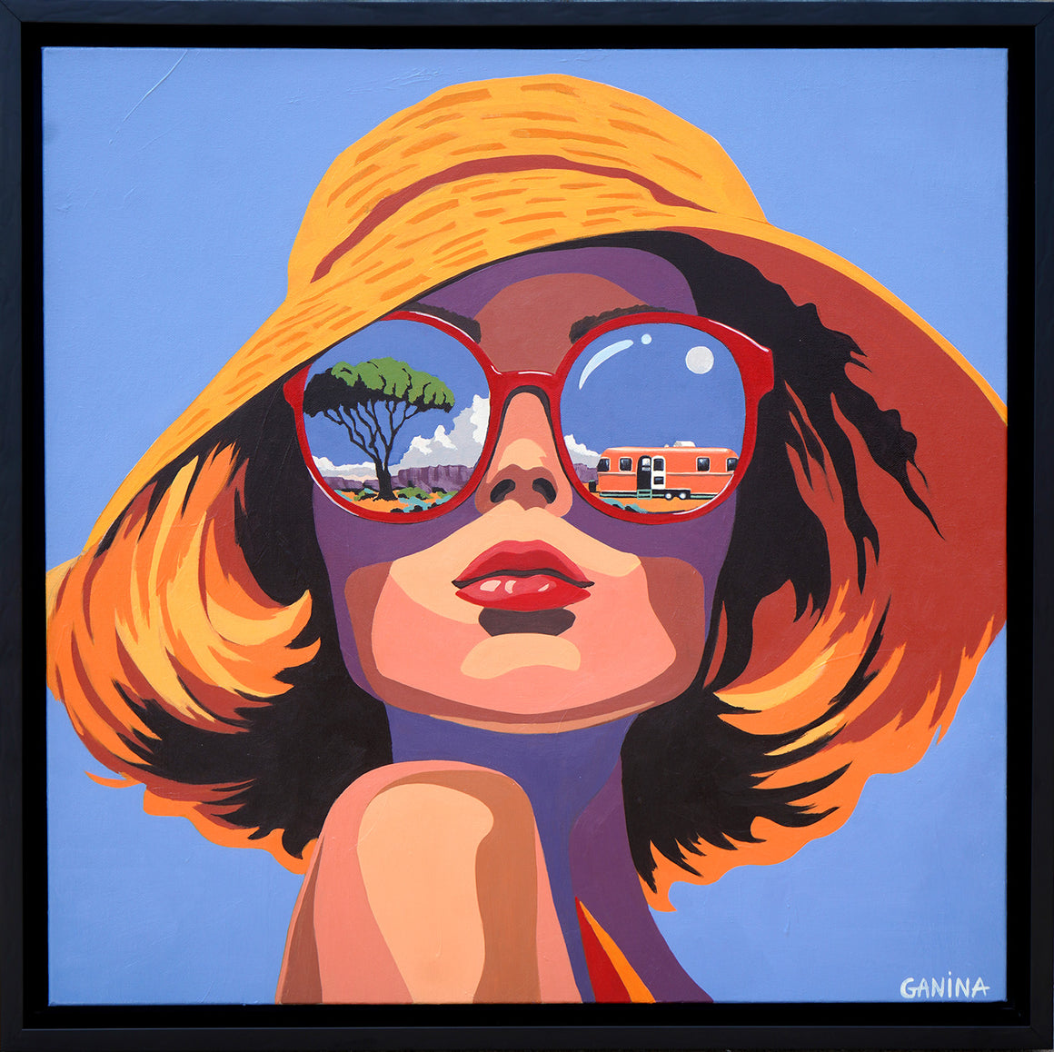 Miss American Pie - Anna Ganina - 25x25"