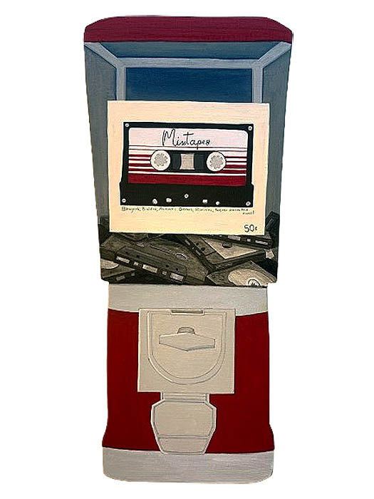 Mix Tapes Vending Machine - Heather Sundquist Hall - 14x7"