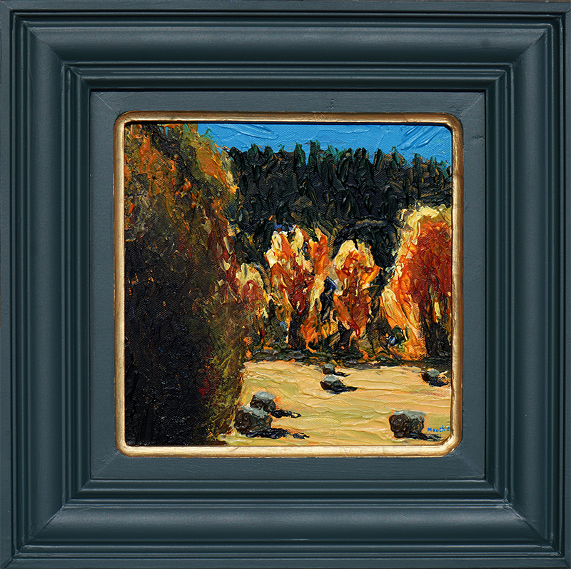 Hay Bales - MOOCHIE -16.5x16.5"
