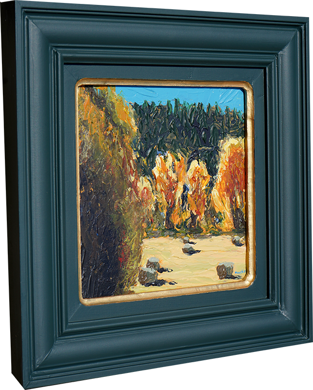 Hay Bales - MOOCHIE -16.5x16.5"