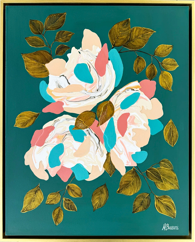 Golden Whispers - Neena Buxani - 24x30"