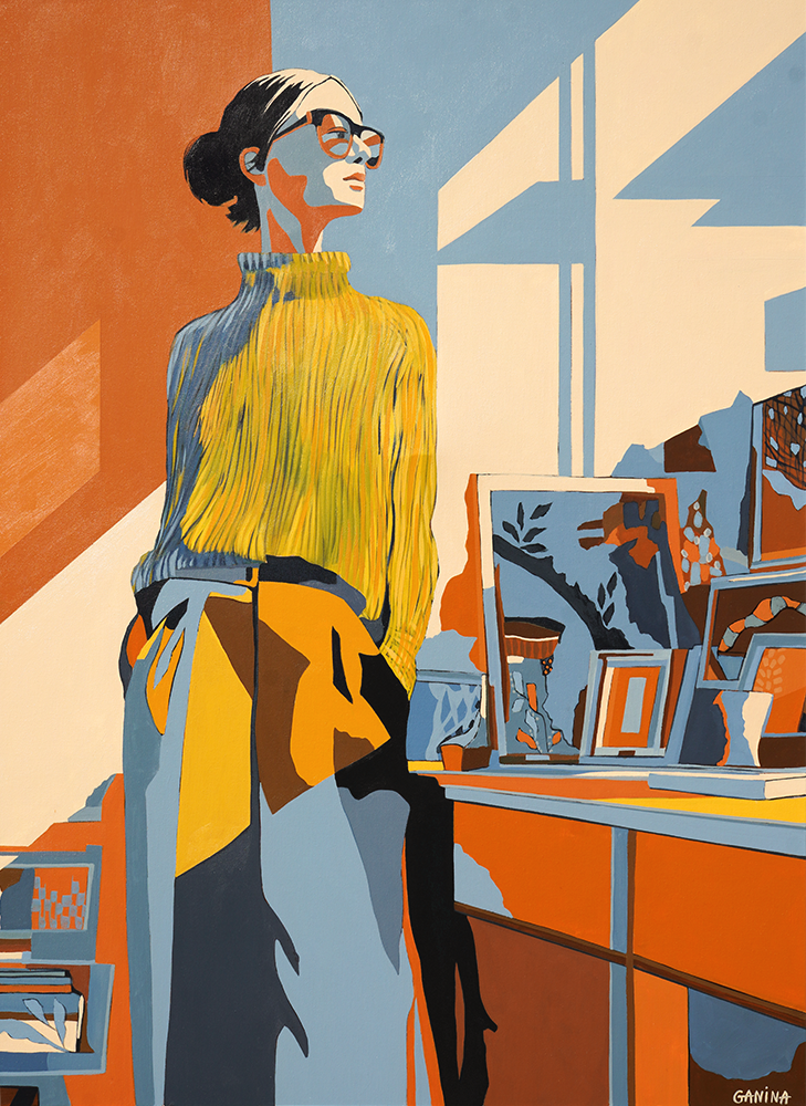 In Her Own Light - Anna Ganina - 30x40"