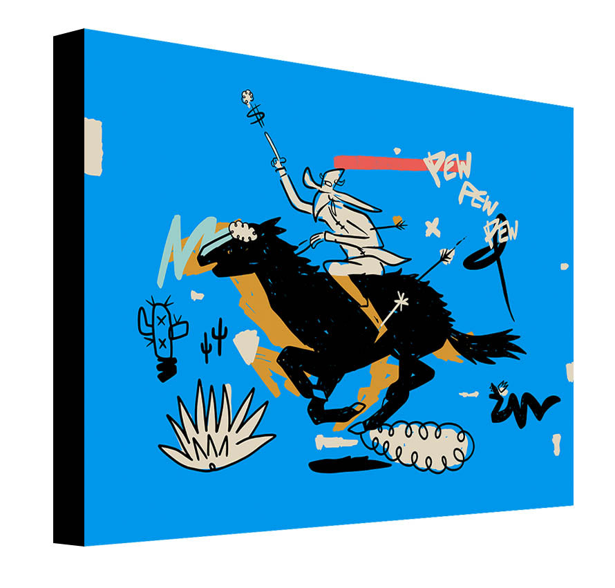 One Last Score, One Fast Horse - Gerardo Rodriguez - Canvas Print