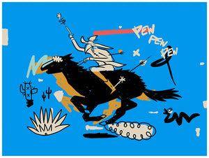 One Last Score, One Fast Horse - Gerardo Rodriguez - Canvas Print